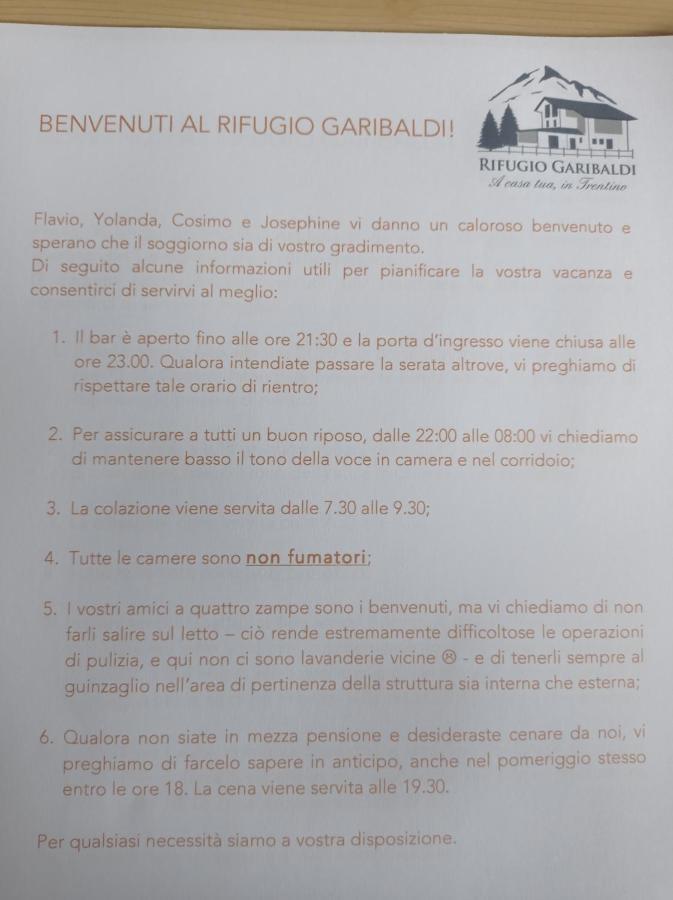 Rifugio Garibaldi LEDRO Zewnętrze zdjęcie